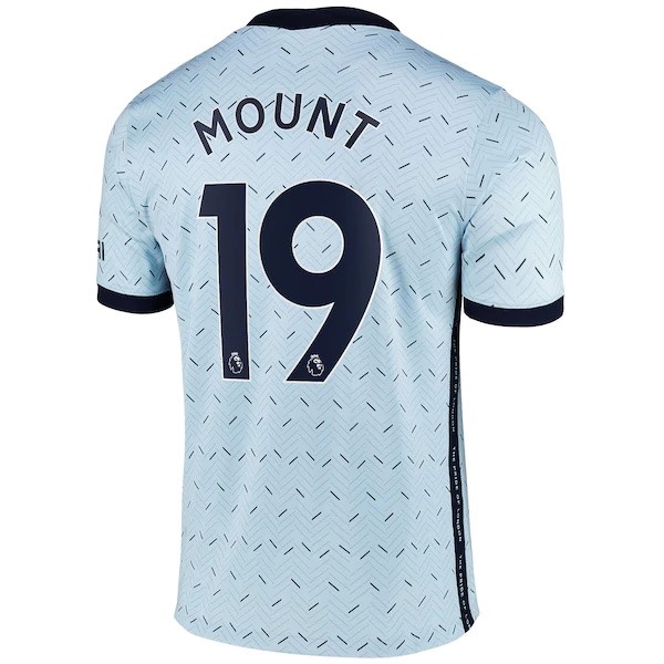 Camiseta Chelsea NO.19 Mount Segunda equipo 2020-2021 Azul